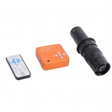 HAYEAR Microscope Camera 48MP FHD Camera V8 With 180X Lens 144-LED Light For Phone PCB Welding