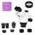 7X-90X Trinocular Stereo Microscope Kit w/ 51MP Microscope Camera For Soldering PCB Jewelry Repair