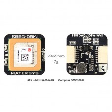 MATEKSYS M8Q-5883 GPS Compass Module FPV GPS Module 72-Channel For RC Fixed Wing FPV Racing Drones