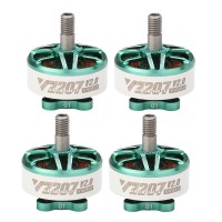 T-Motor 4PCS FPV Motors Brushless Motors V2207 V2.0 KV1750 New VELOX For FPV Racing Freestyle Drones