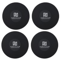 Audio Bastion 4PCS Foot Pads Shock Absorber Pad 90mm/3.5" Perfect For Audio Speaker Spike Pads Shoes