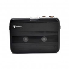 Tonivent TON007B Bluetooth Cassette Player Portable Cassette Player Walkman FM Radio Receiver Black