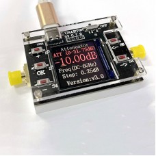 DC-6GHz CNC Digital Attenuator 470-520M Bandwidth 0-31DB Step 0.25DB Reducing SNR w/ Data Cable