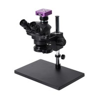 3.5X-100X Simul-Focal Trinocular Microscope w/ 51MP Microscope Camera For Soldering PCB Jewelry Repair