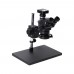 3.5X-100X Simul-Focal Trinocular Microscope w/ 41MP Microscope Camera For Soldering PCB Jewelry Repair