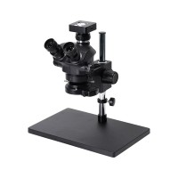 3.5X-100X Simul-Focal Trinocular Microscope w/ 41MP Microscope Camera For Soldering PCB Jewelry Repair