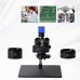 3.5X-100X Simul-Focal Trinocular Microscope 37MP Industrial Camera For Soldering PCB Jewelry Repair