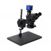 3.5X-100X Simul-Focal Trinocular Microscope 37MP Industrial Camera For Soldering PCB Jewelry Repair