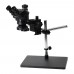 3.5X-100X Trinocular Microscope w/ Universal Bracket 144-LED Light For Soldering PCB Jewelry Repair