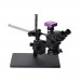 3.5X-100X Trinocular Microscope w/ Universal Bracket 51MP Microscope Camera For PCB Jewelry Repair