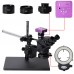 3.5X-100X Trinocular Microscope w/ Universal Bracket 51MP Microscope Camera For PCB Jewelry Repair