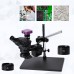 3.5X-100X Trinocular Microscope w/ Universal Bracket 51MP Microscope Camera For PCB Jewelry Repair