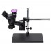 3.5X-100X Trinocular Microscope w/ Universal Bracket 51MP Microscope Camera For PCB Jewelry Repair