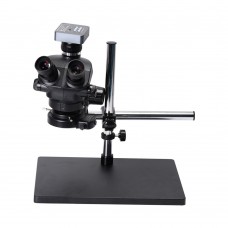 3.5X-100X Trinocular Microscope w/ Universal Bracket 48MP FHD Camera V8 For PCB Jewelry Repair