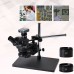 3.5X-100X Trinocular Microscope w/ Universal Bracket 48MP FHD Camera V8 For PCB Jewelry Repair