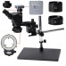 3.5X-100X Trinocular Microscope w/ Universal Bracket 48MP FHD Camera V8 For PCB Jewelry Repair