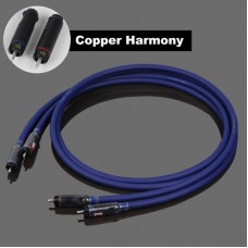 2PCS For Gotham Cable 11301 Australia Copper Harmony RCA Connectors Pure Copper 4-Core 1M/3.3FT