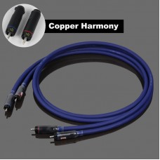 2PCS For Gotham Cable 11301 Australia Copper Harmony RCA Connectors Pure Copper 4-Core 3M/9.8FT