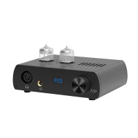 P20 Full Balanced Headphone Amplifier Tube Headphone Amp With 6N3 Tubes Aluminum Alloy Shell Black