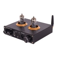 PJ.MIAOLAI M9 Tube Preamp Hifi Power Amplifier Bluetooth 5.0 Amp USB Sound Card Bluetooth Receiver