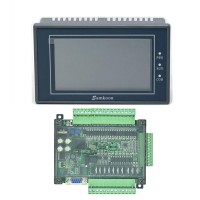 Samkoon EA-043A 4.3" HMI Touch Screen + FX3U-24MT w/ Shell PLC Control Board Programmable Controller