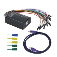 Mini 16 Logic Analyzer USB 100M Max Sample Rate 16CH Version 1.1.34 Support 1.2.10 Software 