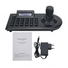 3D 3 Axis PTZ Joystick PTZ Controller Keyboard RS485 PELCO-D/P W/LCD Display For Analog Security CCTV Speed Dome PTZ Camera