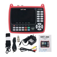 ST-5150 DVB-S2/T2/C COMBO HD Satellite TV Signal Finder Digital Signal Meter Satellite Finder H.265 HEVC MPEG-4 4.3 Inch TFT LCD