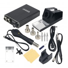 WY815P Electric Soldering iron Hot Air Gun Solder Station Kit LED Display DIY Rework Desoldering Station Soldering Tools 