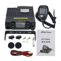 AnyTone AT-778UV Dual Band Transceiver Mini Mobile Radio 25W Amateur Radio Walkie Talkie 10KM