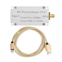 RF-Power-Meter-V5.0 100K To 10GHz RF Power Meter High-Speed Acquisition Type With Type-C Data Port