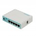 MikroTik RB750Gr3 Hex ROS 5-Port Mini Router 5x1000Mbps Ports RouterOS L4 Gigabit Ethernet Router