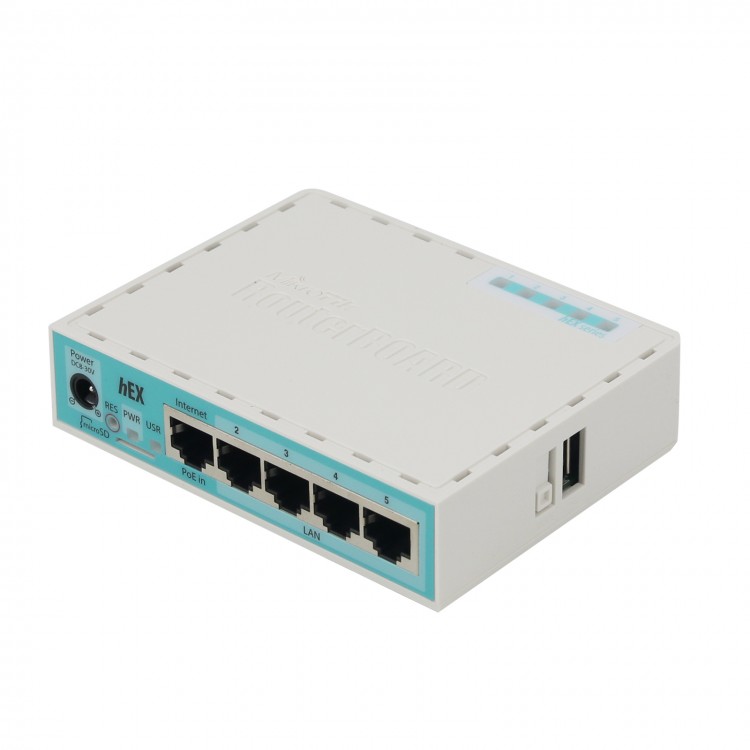 MikroTik RB750Gr3 Hex ROS 5-Port Mini Router 5x1000Mbps Ports RouterOS ...