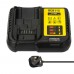 DCB112 Replacement Li-Ion Battery Charger for Dewalt 12 V 14.4V 18V Lithium Cells Battery Charger