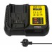 DCB112 Replacement Li-Ion Battery Charger for Dewalt 12 V 14.4V 18V Lithium Cells Battery Charger