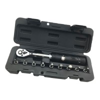 Wisretec 1/4"DR 2-14Nm Bike Preset Adjustable Torque Wrench Set Bicycle Repair Tools kit Ratchet Mechanical Torque Spanner