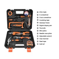 Solude STT-012P Home Tool Kit Hand Tool Set Electrician Tools Set With Tool Box Easy Storage
