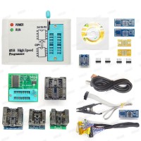 EZP2019 High Speed USB Programmer w/ 12 Programmer Socket Adapters Fits 24 25 93 EEPROM 25 Flash