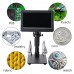 HY-2070 26MP Digital Microscope Camera Full HD 1080P 60FPS 7" LCD HDR Mode With 150X C-Mount Lens