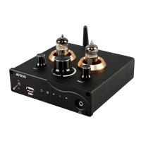 BRZHIFI 6J5 F5 Tube Preamplifier Bluetooth 5.0 Lossless Player Headphone Amplifier APP Control