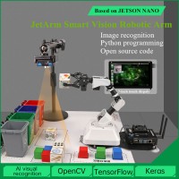 Lobot JetArm Robotic Arm JETSON NANO Artificial Intelligence AI Visual Recognition Robot Waste Rubbish Sorting System