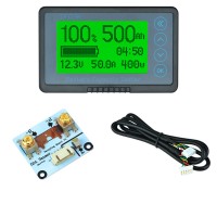 TF03K Battery Capacity Tester Battery Coulometer Battery Indicator TF03-A-50A w/ Sampler 100V 50A