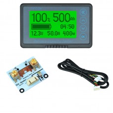 TF03K Battery Capacity Tester Battery Coulometer Battery Indicator TF03-A-50A w/ Sampler 100V 50A