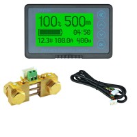 TF03K Battery Capacity Tester Battery Coulometer Battery Indicator TF03-A-100A w/ Sampler 100V 100A