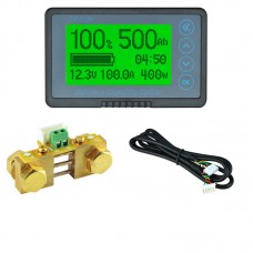 TF03K Battery Capacity Tester Battery Coulometer Battery Indicator TF03-A-100A w/ Sampler 100V 100A