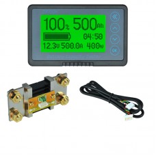 TF03K Battery Capacity Tester Battery Coulometer Battery Indicator TF03-A-500A w/ Sampler 100V 500A