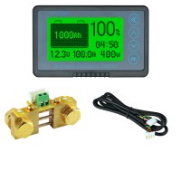 TF03K Battery Capacity Tester RV Battery Indicator Coulometer TF03-B-100A With Sampler 100V 100A