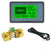TF03K Battery Capacity Tester RV Battery Indicator Coulometer TF03-B-100A With Sampler 100V 100A