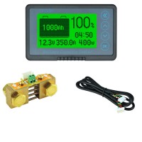 TF03K Battery Capacity Tester RV Battery Indicator Coulometer TF03-B-350A With Sampler 100V 350A