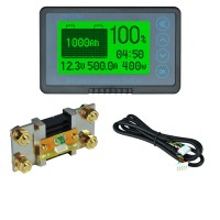 TF03K Battery Capacity Tester RV Battery Indicator Coulometer TF03-B-500A With Sampler 100V 500A